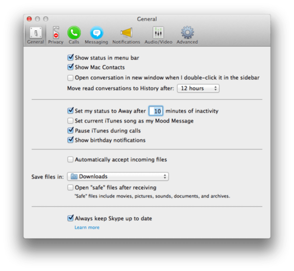 Old Version Skype Download Mac